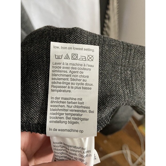 Madewell Blazer Oversized Jacket Knit Glen Plaid Black Gray Women's Size L - Picture 6 of 8